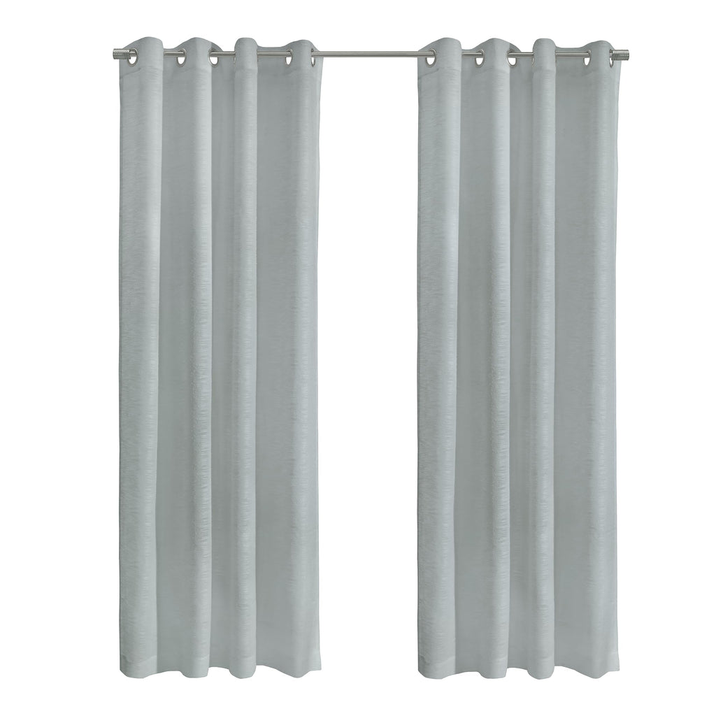 Richmark International Boucle Sheer Grommet Curtain Panel 52 X 108 Light Grey