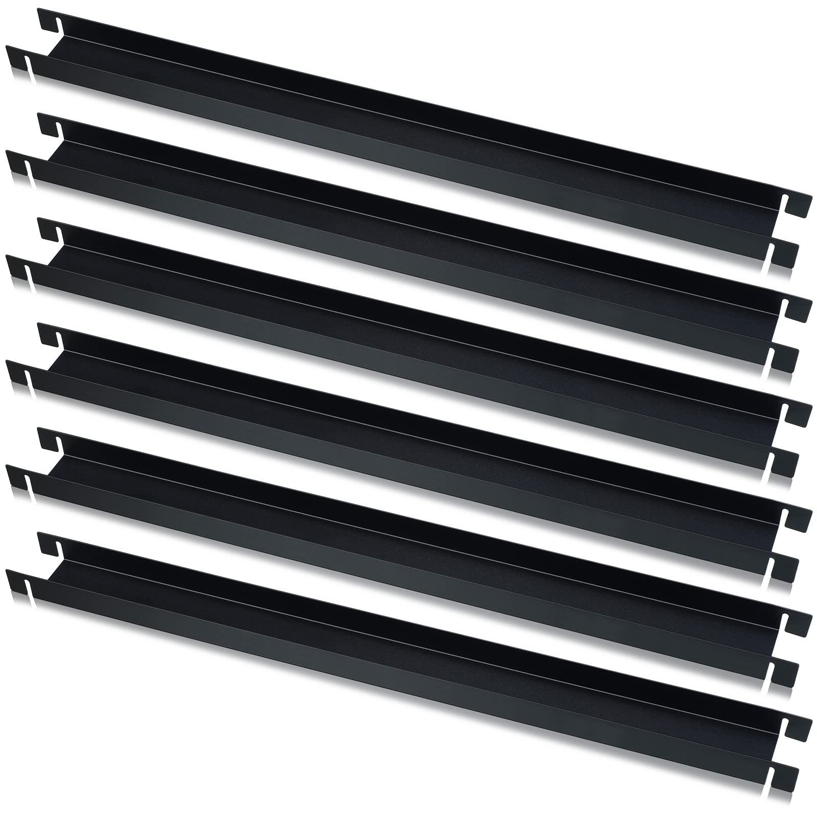 Peryiter Front to Back Rails Lateral Drawer Hanging File Bar Black File Cabinet Rails Stainless Steel File Cabinet Parts for Sid