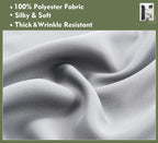 Pi Front Door Curtain 2 Panels,Door Window Shade Privacy Thermal Insulated Light Block Curtain For French Door/Sliding Door/Patio Door,(W34Xl68,Light Grey)
