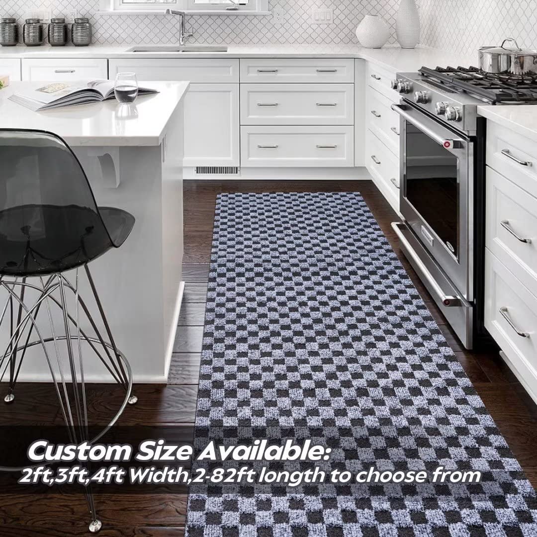 Gotohipi Runner Rug 6X10 Indoor Outdoor Utility Carpet,Area Rugs With Non Slip Rubber Backing For Hallway Kitchen Entryway Balco