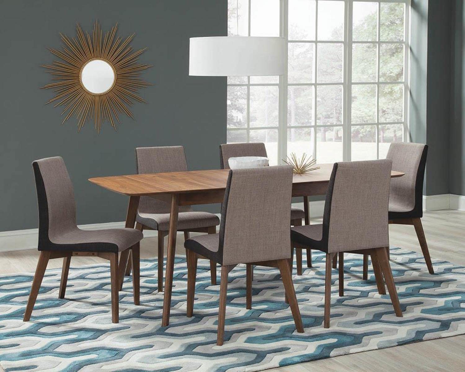 Coaster Upholstered Dining Side Chair Dark Gray 106592