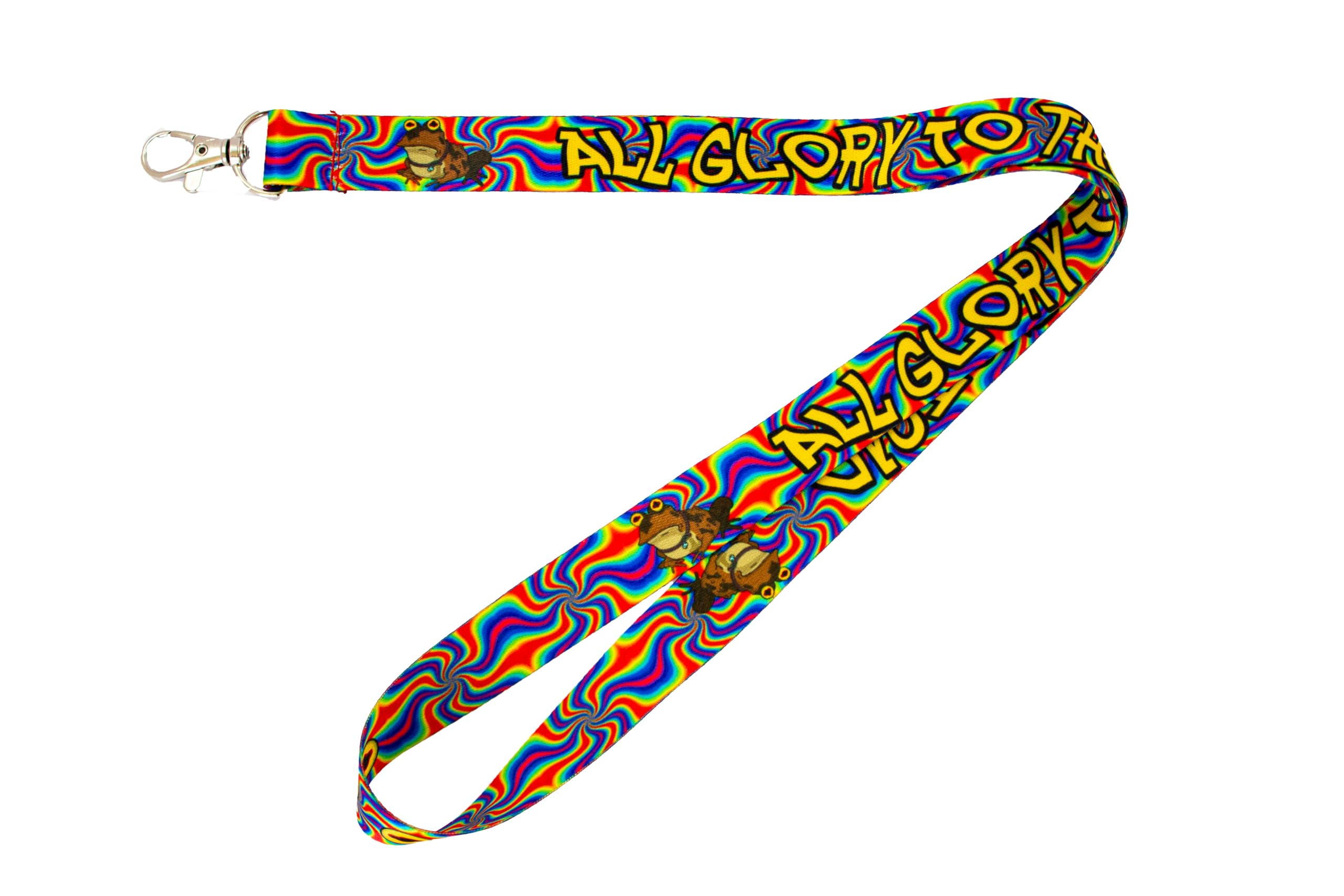 Tennada Hypno Toad Neck Lanyard With Claw Clasp | Key Holder, Card Holder, Whistle Holder