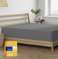 Thread Spread 100% Egyptian Cotton Fitted Sheet Twin Size - 600 Thread Count 16' Deep Pocket Twin Fitted Sheet Only, Cooling Sa