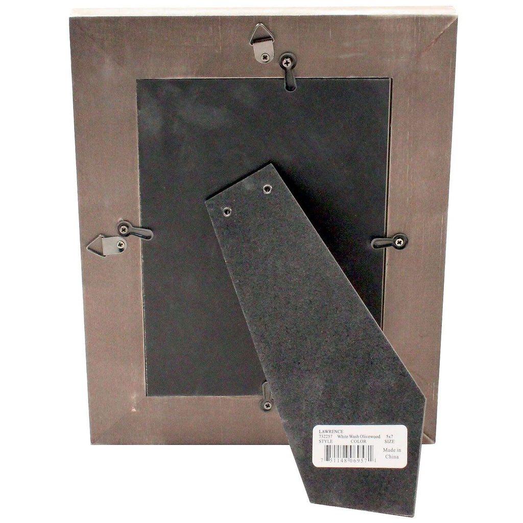 Lawrence 732257 5X7 Washed Gray Picture Frame