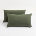 Stretch Pillow Cases King - Jersey Knit & Envelope Closure Pillowcases With Ultra Soft T-Shirt Like Polyester Blend - King Size