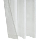 Richmark International Boucle Sheer Grommet Curtain Panel 52 X 108 In White