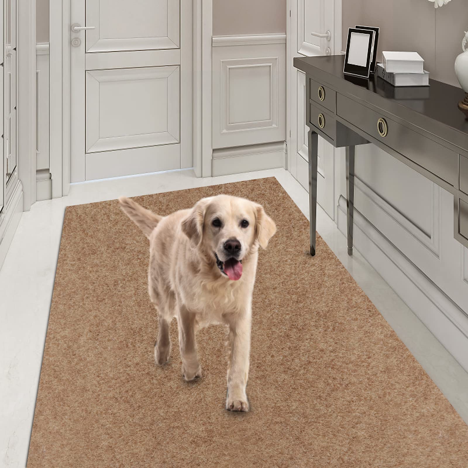 Runner Rug 4FT x 52FT, AYOHA 2'-82' Utility Carpet Runner for Entryway Hallway Aisles Balcony Garages, Area Rugs with Non-Slip R