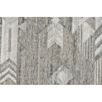 Kosas Home Alpena 108 X 144 Transitional Polyester Fabric Area Rug In Gray