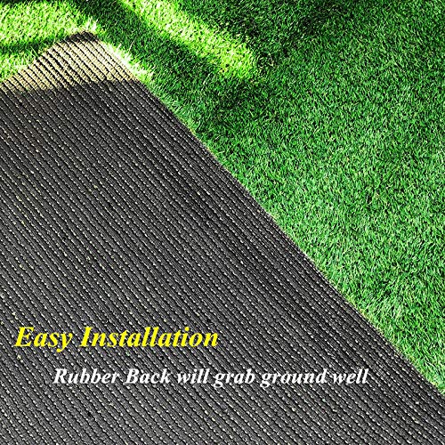 Artificial Grass Synthetic Lawn (0.7' Custom Sizes) -10Ftx77Ft Indoor/Outdoor Grass Carpet, Easy Installation Multi-Use Astrotu
