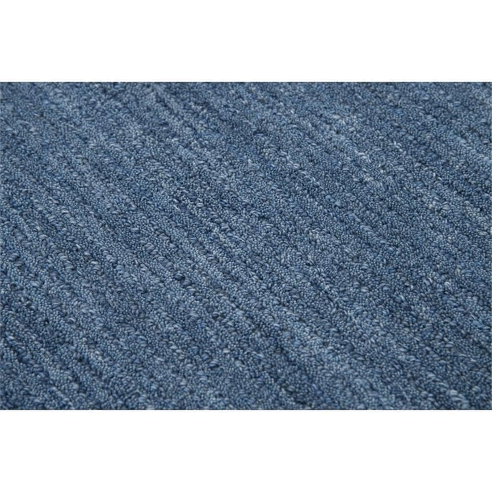 Rizzy Home Alora Decor Emerson 5' X 8' Solid Blue/Gray/Rust/Blue Hand-Tufted Area Rug