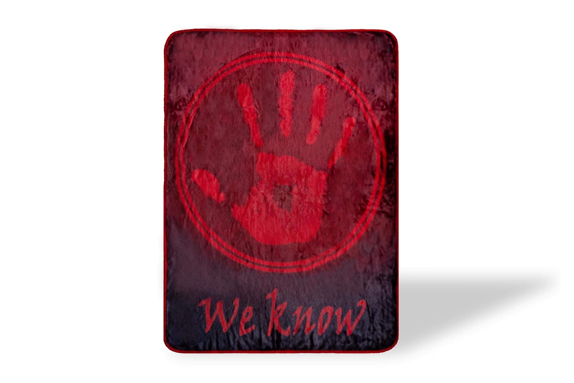 The Elder Scrolls Skyrim Dark Brotherhood We Know Fleece Throw Blanket | Skyrim Soft Blankets And Throws | Official The Elder Sc