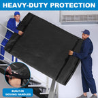 Ticonn Mattress Bags For Moving, Queen Mattress Cover For Moving, Heavy Duty, Full-Around Handle With Adjustable Buckles, Mattress Storage Bag & Moving Supplies (Black, Queen)