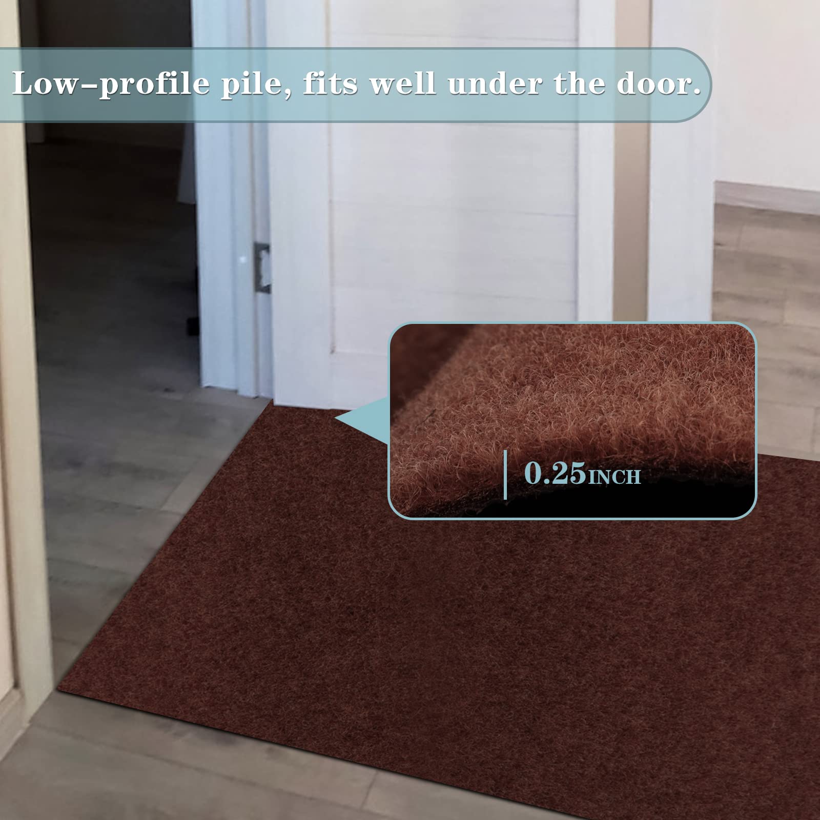 Runner Rug 4Ft X 14Ft, Ayoha 2'-82' Utility Carpet Runner For Entryway Hallway Aisles Balcony Garages, Area Rugs With Non-Slip R