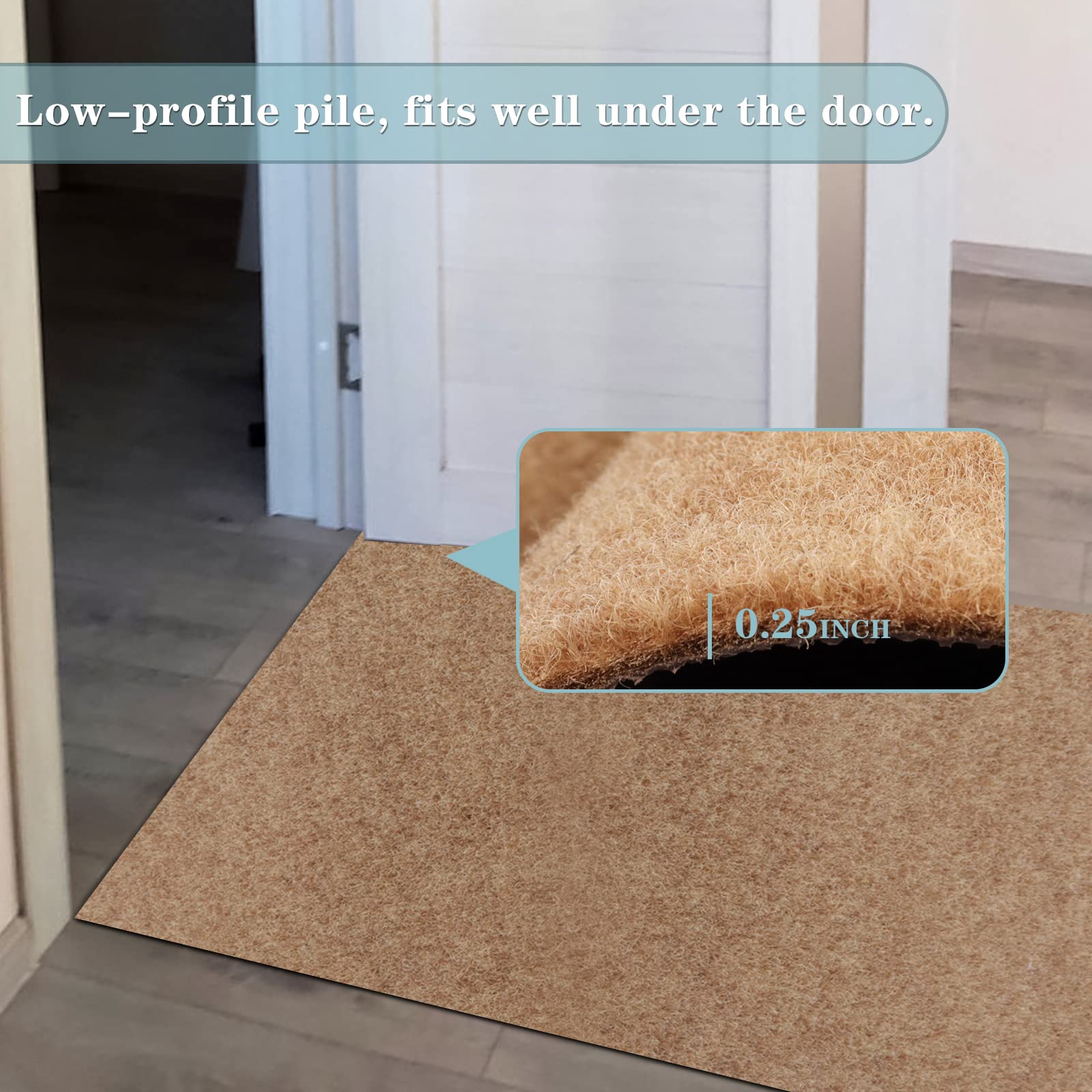 Runner Rug 4Ft X 52Ft, Ayoha 2'-82' Utility Carpet Runner For Entryway Hallway Aisles Balcony Garages, Area Rugs With Non-Slip R