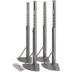 Lorell Classroom Activity Table Low Height Adjustable Kit Leg, Silver Mist, Chrome (99927)