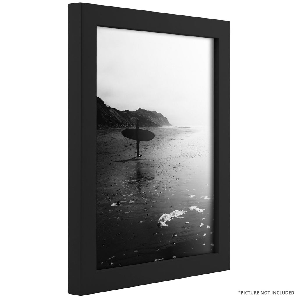 Craig Frames Confetti, Modern Black Picture Frame, 11 X 17 Inch