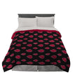 Franco Naruto Anime Akatsuki Pattern Bedding Soft Microfiber Comforter, Queen, (Official Naruto Product)