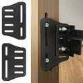 KOPKIO 2 PCS Bed Frame Brackets Adapter/Connector, Heavy Duty Bed Modification Plate Brackets for Headboard, Adjustable Bed Head