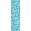 Sedona Sn4 Blue Contemporary Rug Runner 2' 3" X 12'