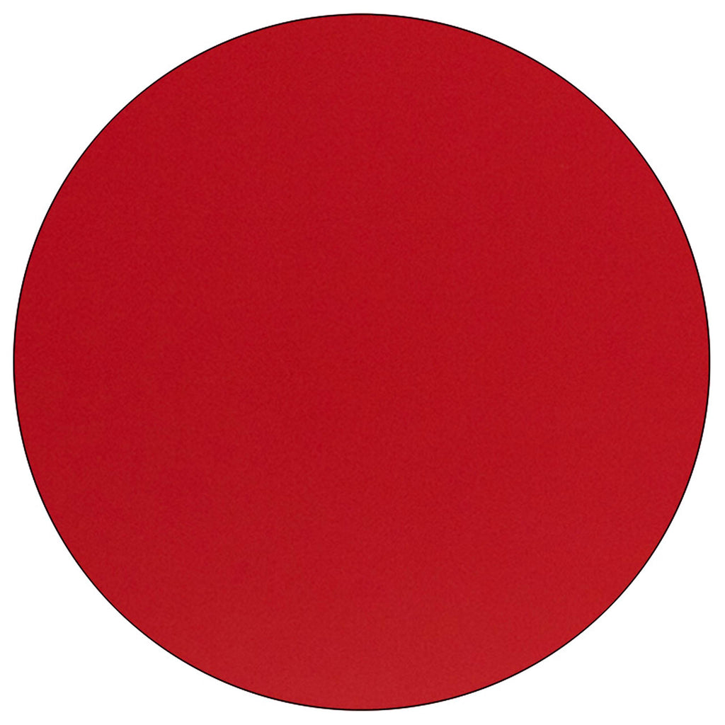 Flash Furniture 48 RND Red Activity table, 30.25 x 48 x 48
