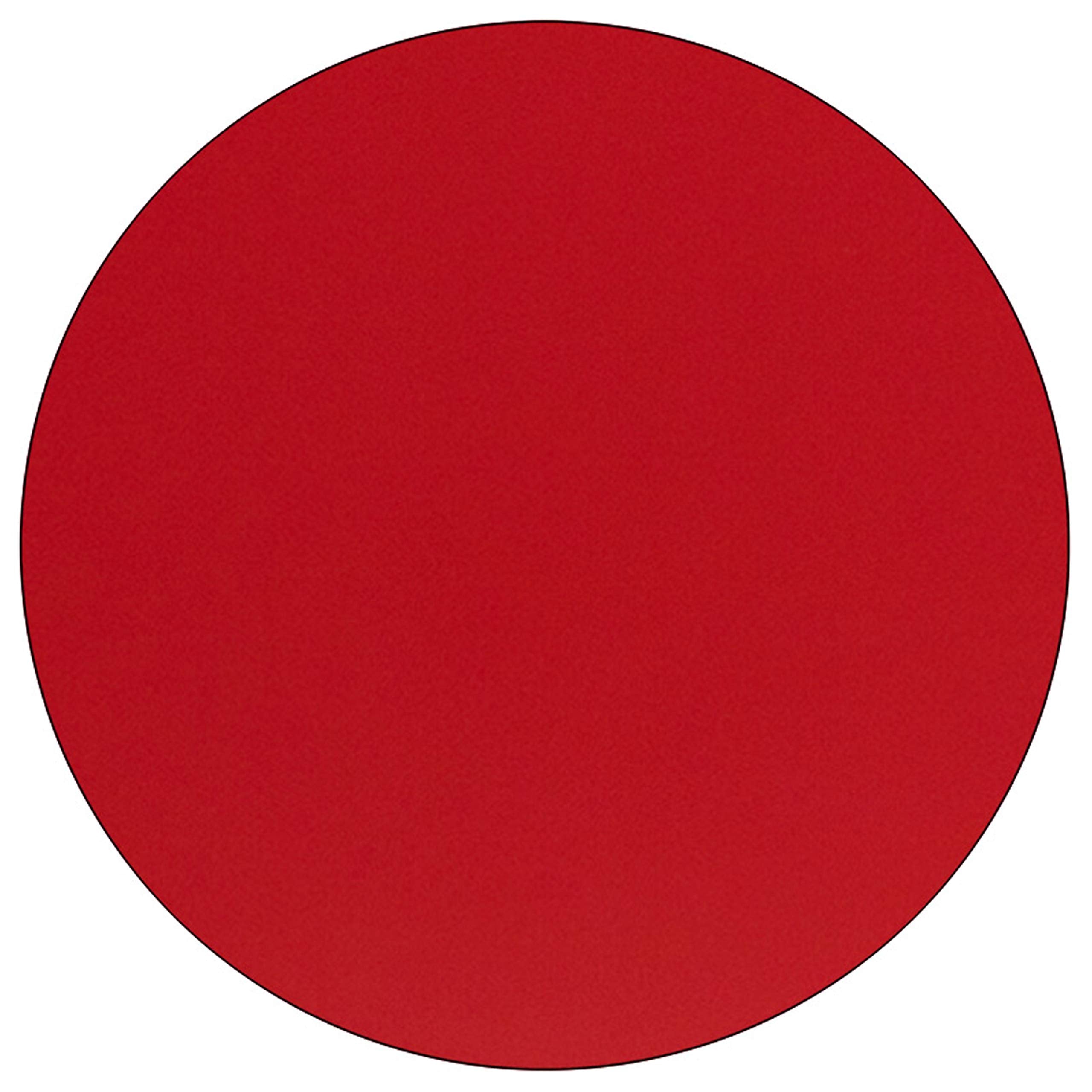 Flash Furniture 48 RND Red Activity table, 30.25 x 48 x 48