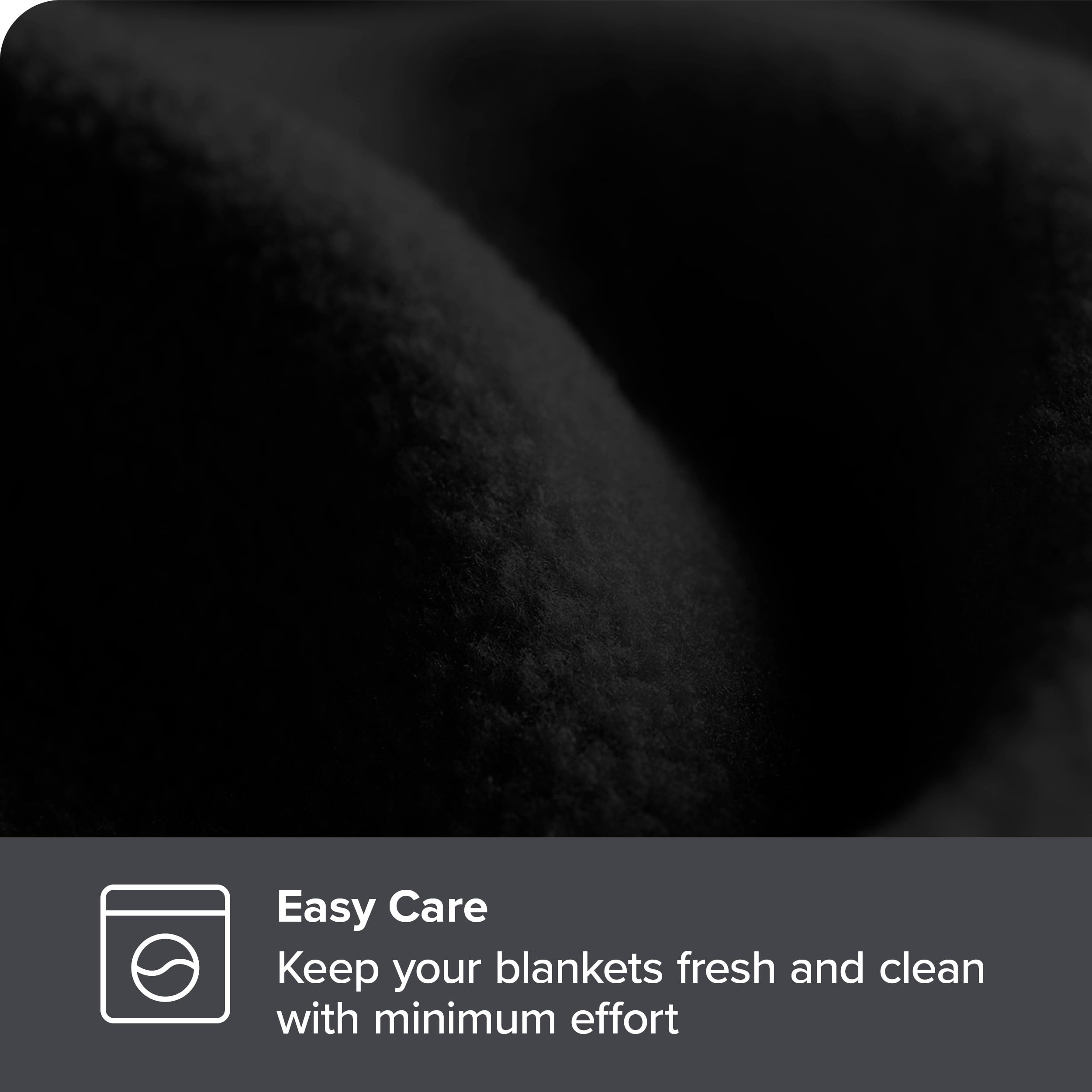Bare Home Polar Fleece Blanket - Full/Queen Blanket - Black - Warm & Cozy - Premium Fleece Blanket - Blanket For Bed, Sofa, Camp