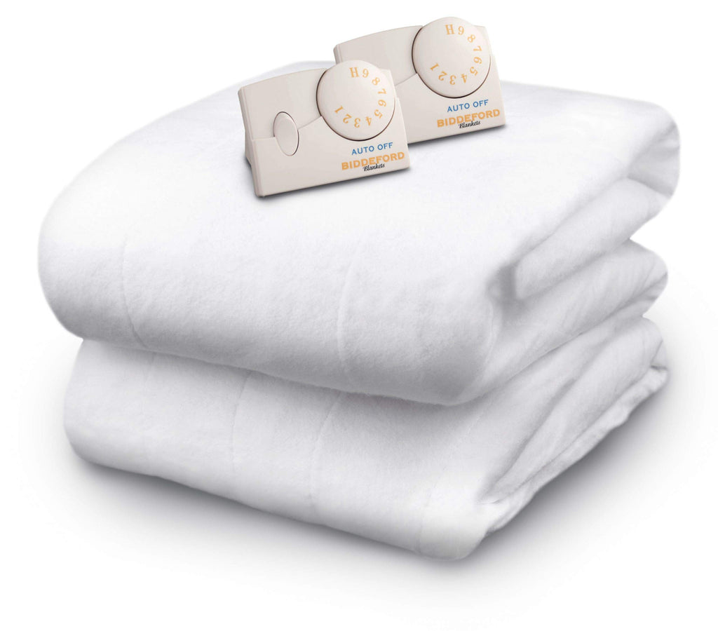 Biddeford Blankets Electric Heated Mattress Pad California King White Polyester 5904-908221-100