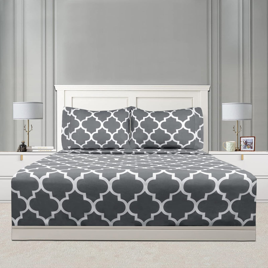 Mejoroom Full Bed Sheet Set - Super Soft Brushed Microfiber 1800 Thread Count Full Sheets With 16 Inch Deep Pocket - Wrinkle Fre