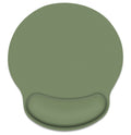 Britimes Green Mouse Pad Ergonomic Mouse Pad With Wrist Support Non-Slip Rubber Base Mousepad For Home Office Gaming Working Com