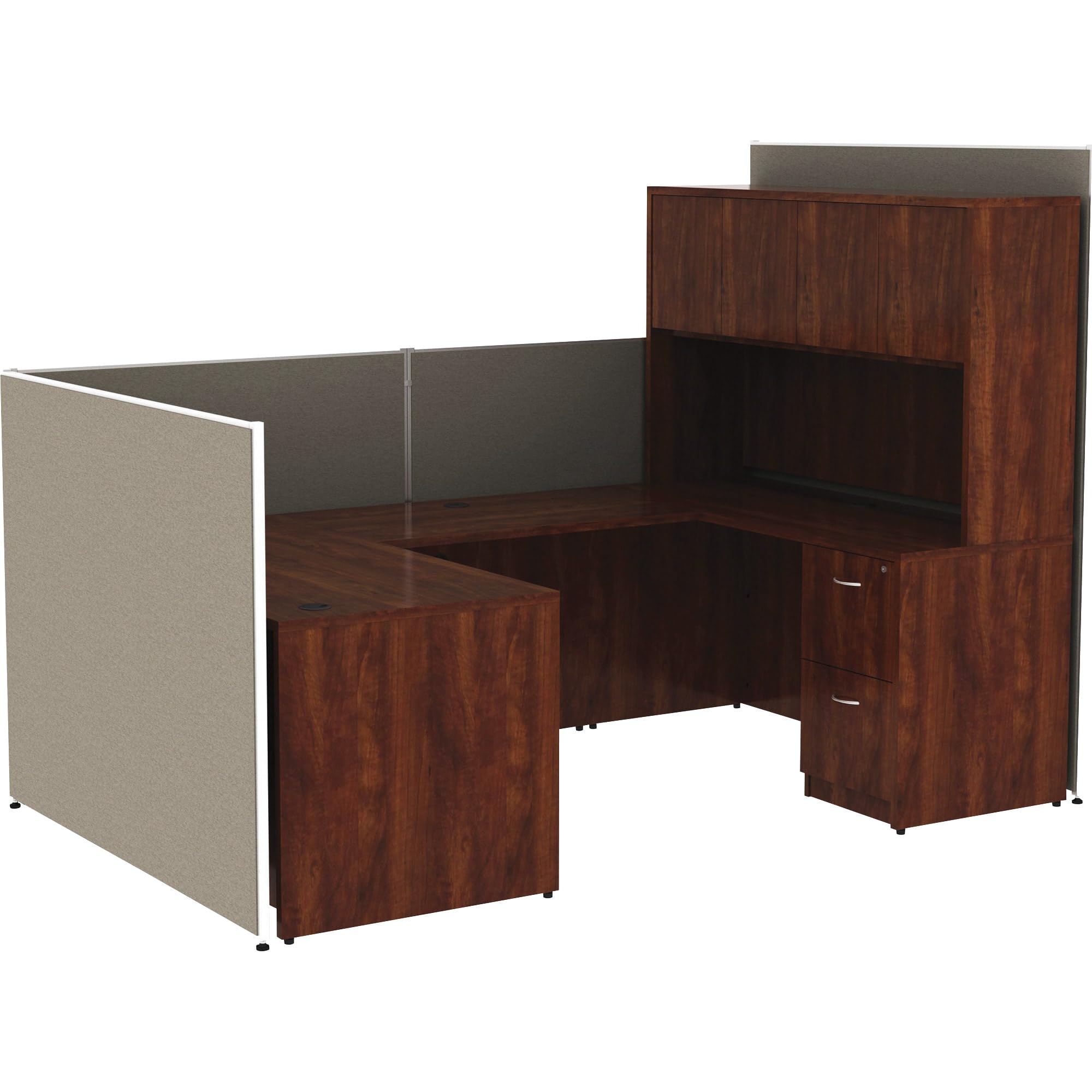 48" Width x 48" Height - Fabric, Steel - Gray-90266-Furniture