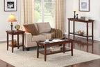 Convenience Concepts Ledgewood Console Table with Shelf, Espresso