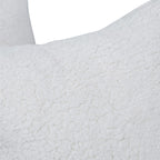 Blazing Needles Square Faux Fur Throw Pillow, 17", Grattan Rice