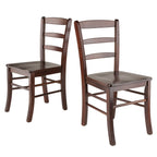 Winsome Groveland Dining, 2 Chairs, Walnut