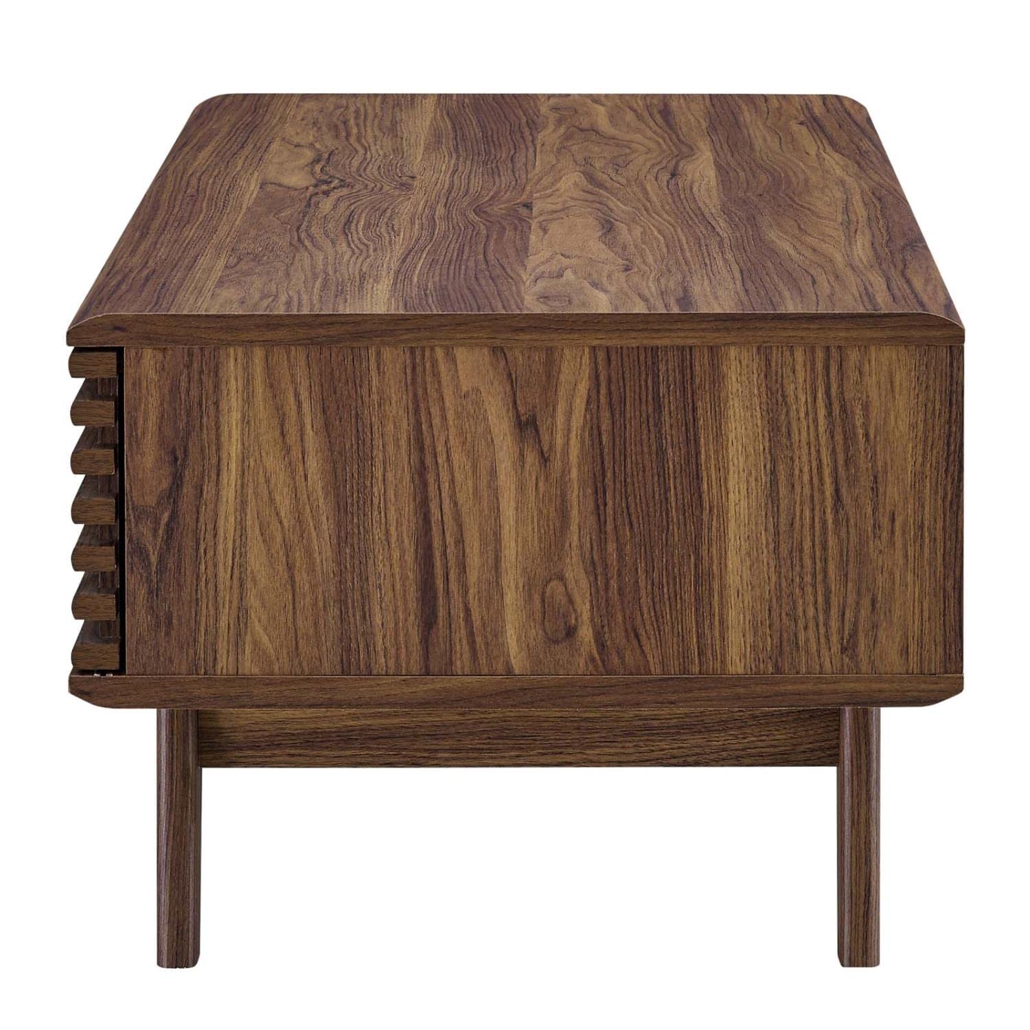 Modway EEI-4724-WAL Render Coffee Table, Walnut