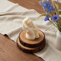 3 Ivory Unscented Baby Dimensional Candle
