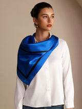 [Blue Square] SilkSilky  Scarf 002