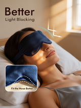 [Dark Blue] SilkSilky  Eye Mask 004