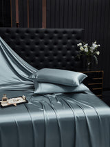 [Grayish Blue] SilkSilky  19Momme Pure Silk Pillowcase 001