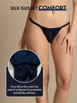 [Dark Blue] SilkSilky  Panty 004