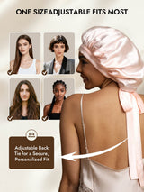 [Light Pink] SilkSilky  Sleep Cap 005