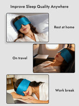 [Teal] SilkSilky  Eye Mask 006