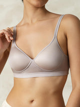 [Gray] SilkSilky  Bra 005