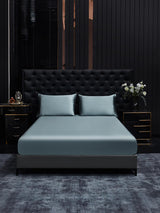 [Grayish Blue] SilkSilky  19Momme Bedding Set 002