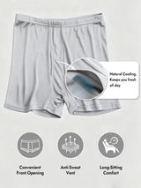 [Gray] SilkSilky  Men's Underwear 003