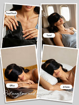 [Black] SilkSilky  Eye Mask 007