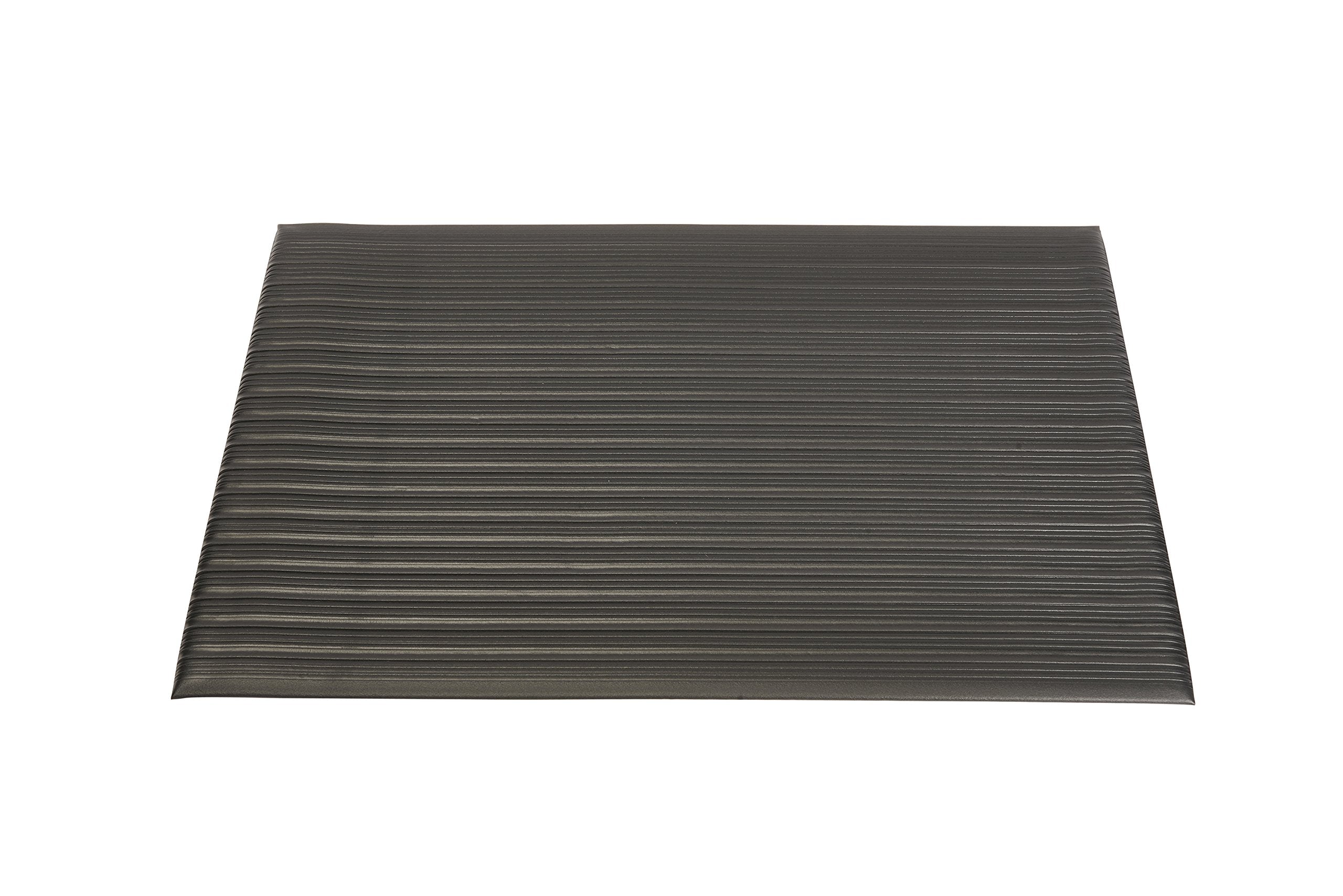 Genuine Joe Joe Air Step Anti-Fatigue Floor Mat, 3 by 5-Feet, Black