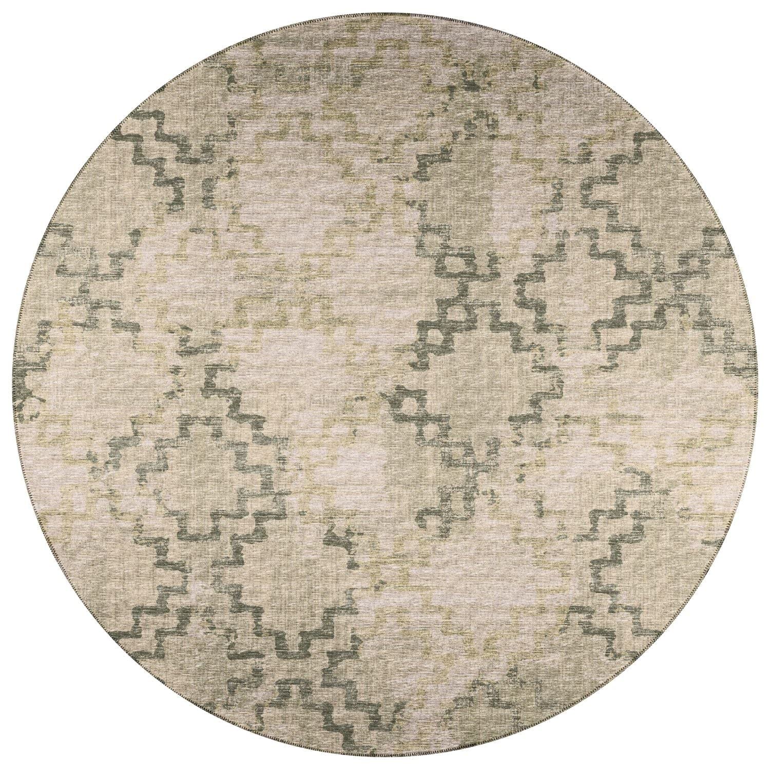 Sedona Sn15 Green Transitional Rug Round 10' X 10'
