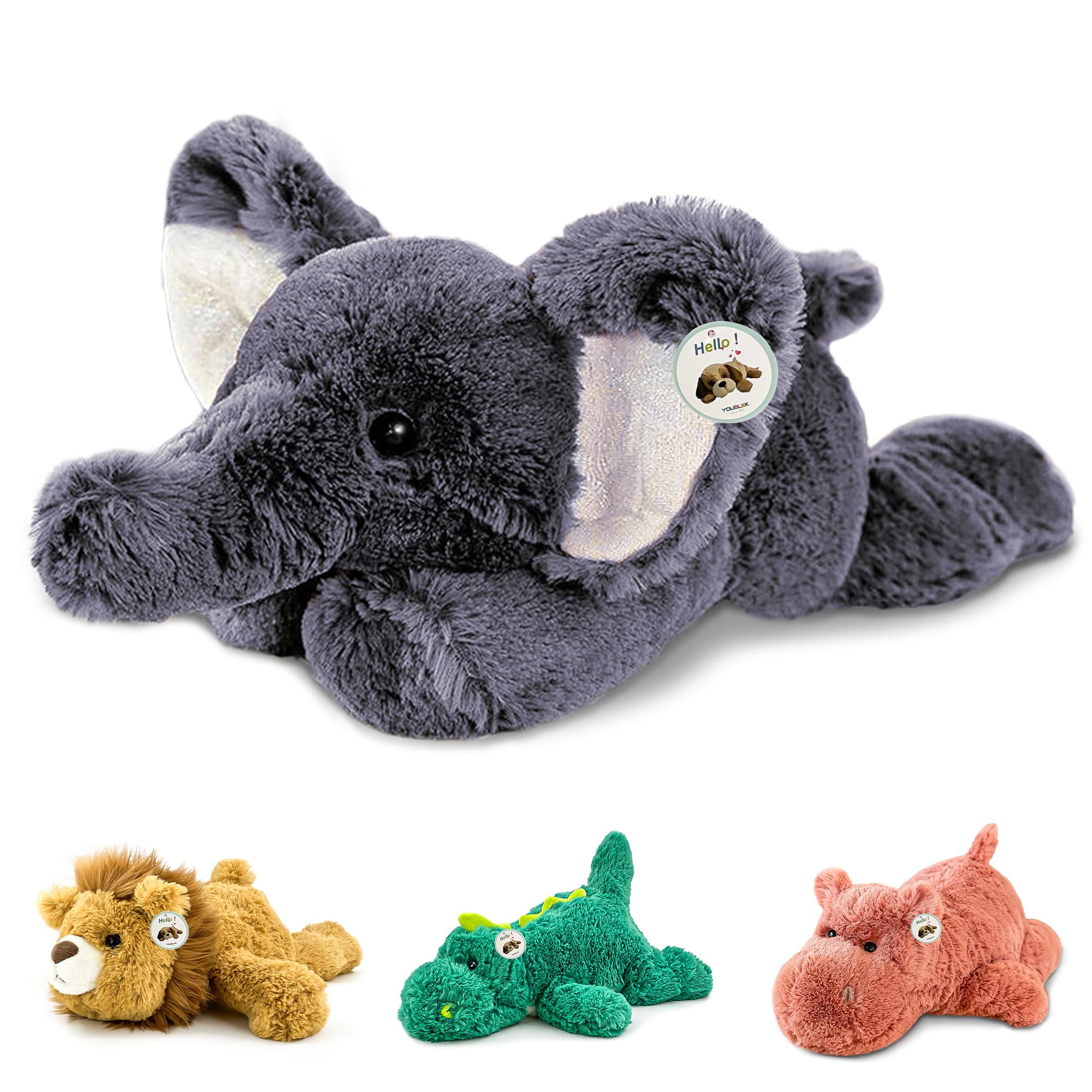 Youblek 20 ' | 4 Pounds Weighted Stuffed Animals,Sensory Comfort Plush Throw Pillow Toy, Soft For Home & School, Kawaii Plushie