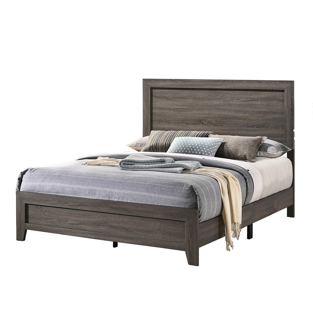 Best Quality Furniture Full Bed Only, Gray