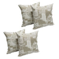 Blazing Needles Jacquard Throw Pillow, 17", Getty Globe 4 Count
